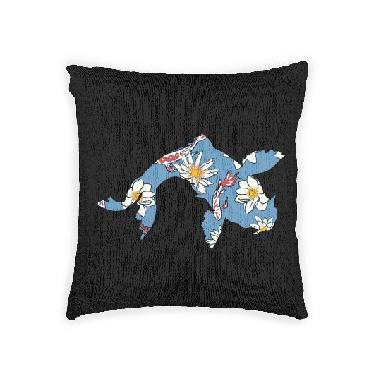 Koi Carp Japan Fish Colorful Pond Hobby Woven Pillows