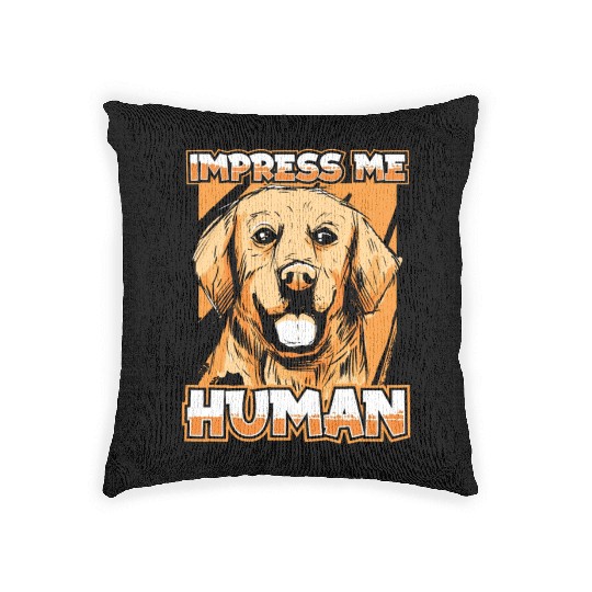 Golden Retriever Breed Dog Lover Woven Pillows