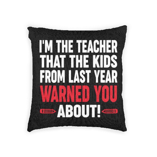 Last Year Teacher Appreciation Gifts Woven Pillows