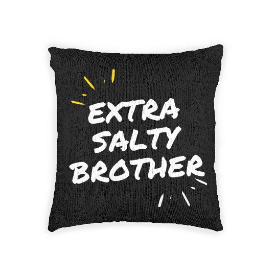 Extra Salty Brother Woven Pillows