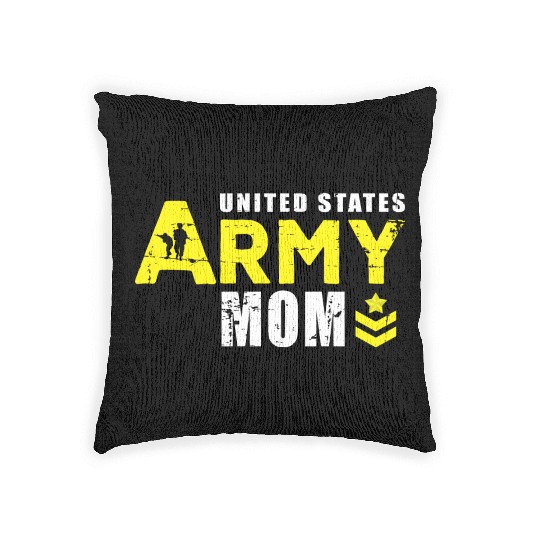 Us Army Ladies, Us Army Mom Woven Pillows