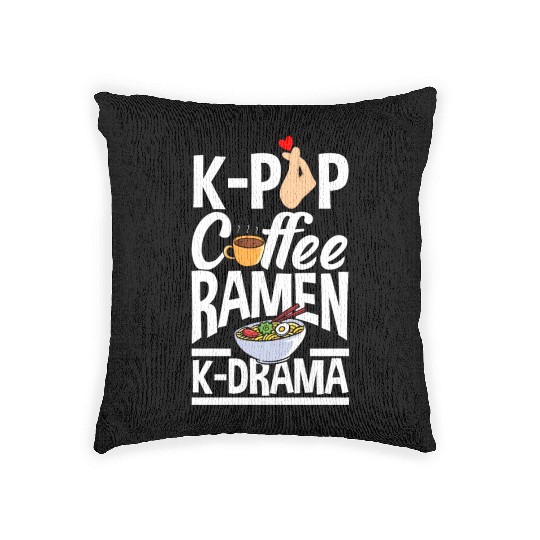 K-Pop K-Drama Korean Pop Music Woven Pillows