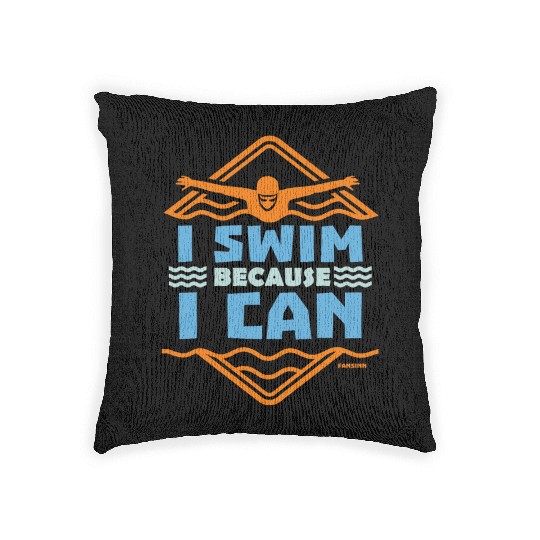 Swimming lifeguard swimming course outdoor pool gi Woven Pillows