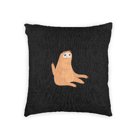 Sloth Got Out Of Bed Today Funny Woven Pillows
