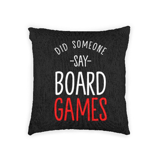 Game Night Nerd Rpg Roleplay Card Game Board Woven Pillows