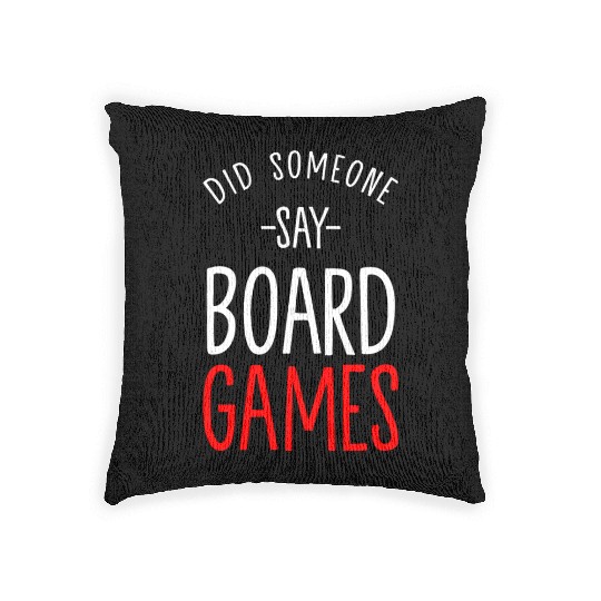 Game Night Nerd Rpg Roleplay Card Game Board Woven Pillows