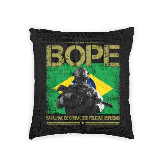 BOPE Brazil Police Special Forces Woven Pillows