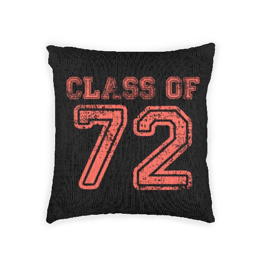 GRADUATION 1972 class of 1972 Woven Pillows