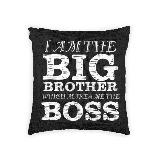 Big Brother Boss Woven Pillows
