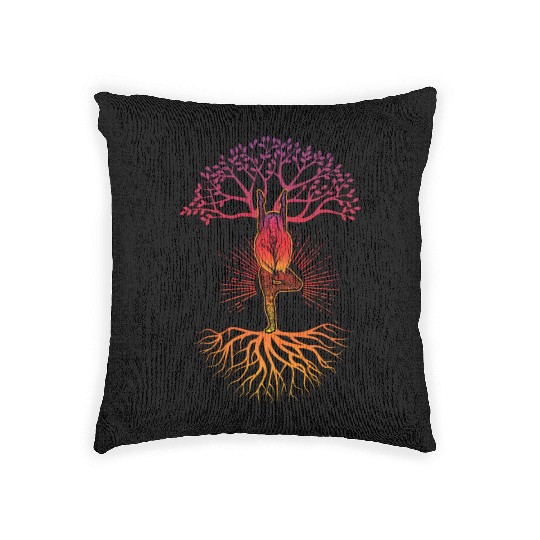 Relax Yoga Time Mandala Meditate Pilates Yoga Woven Pillows