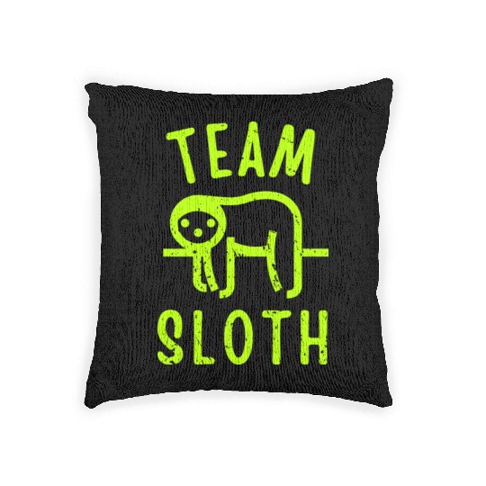 Team Sloth Woven Pillows