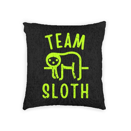 Team Sloth Woven Pillows