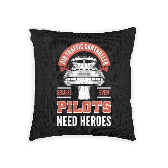 Air Traffic Controller Because Even Pilots Need Woven Pillows