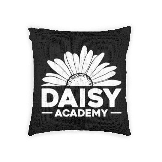 Daisy Garden Gardening Gardener Woven Pillows