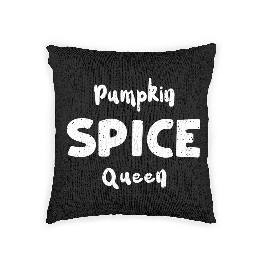 Pumpkin Spice Queen - Pumpkin Woven Pillows