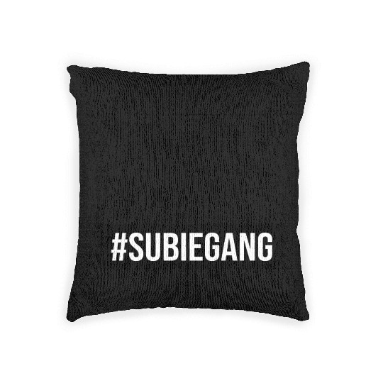 Subie Gang Impreza jdm lover classic japanese car Woven Pillows