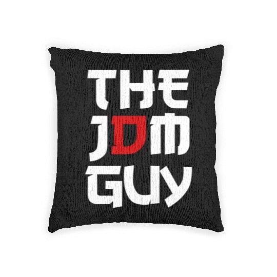 The JDM Guy japanese flag car lover drift race Woven Pillows