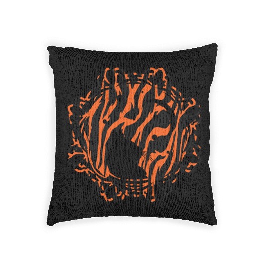 Cat Moon Woven Pillows