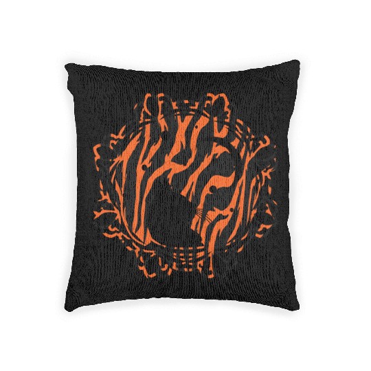 Cat Moon Woven Pillows