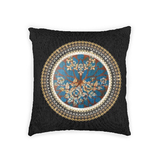 Lace Mandala Woven Pillows