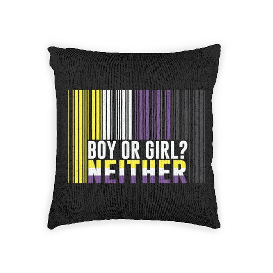 LBGT Flag Gay Pride Human Boy or Girls Woven Pillows