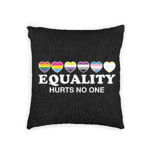 LBGT Flag Gay Pride Human Woven Pillows
