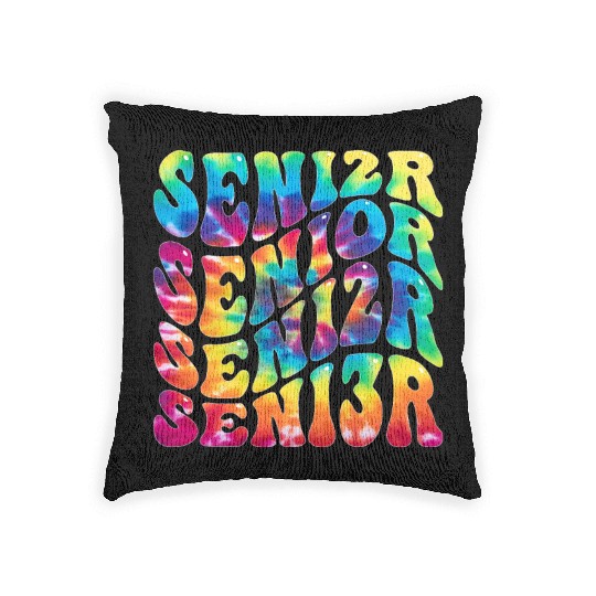 Senior Graduation Back To School Class of 2023 Woven Pillows