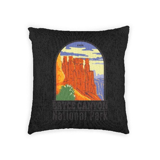 Bryce Canyon National Park Utah Woven Pillows