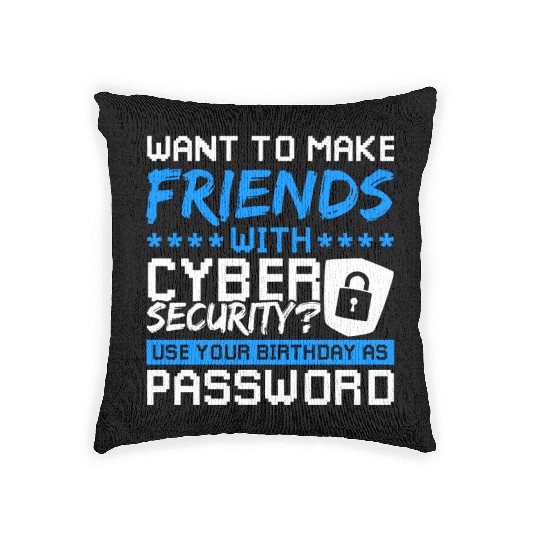 Cyber Security Password hacking Woven Pillows