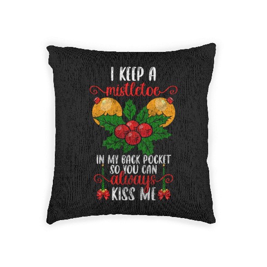 Christmas Eve December Snowman Woven Pillows