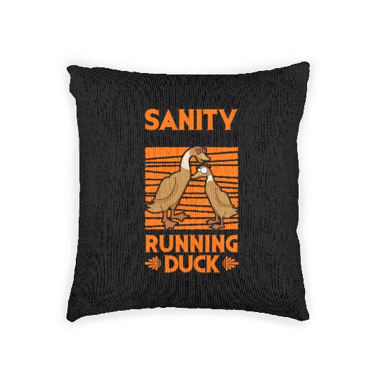 Running Duck Sanity Woven Pillows