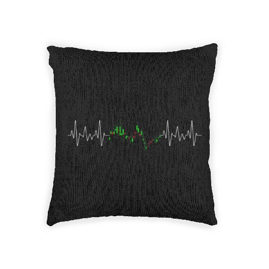 Hilarious Trading Enthusiasts Pulsation Graphic Woven Pillows