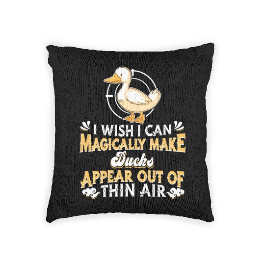 Duck Hunting Woven Pillows