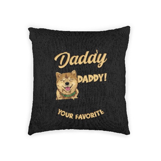 Dear daddy thank you for being my daddy if some Woven Pillows