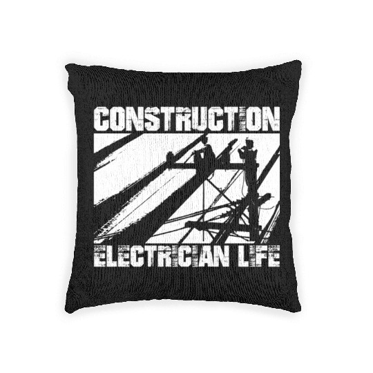 Electrician Electrical Engineer Lineman Woven Pillows