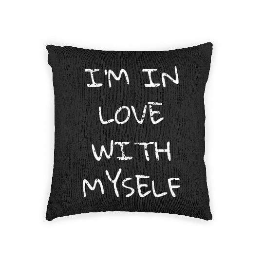 I love myself Woven Pillows