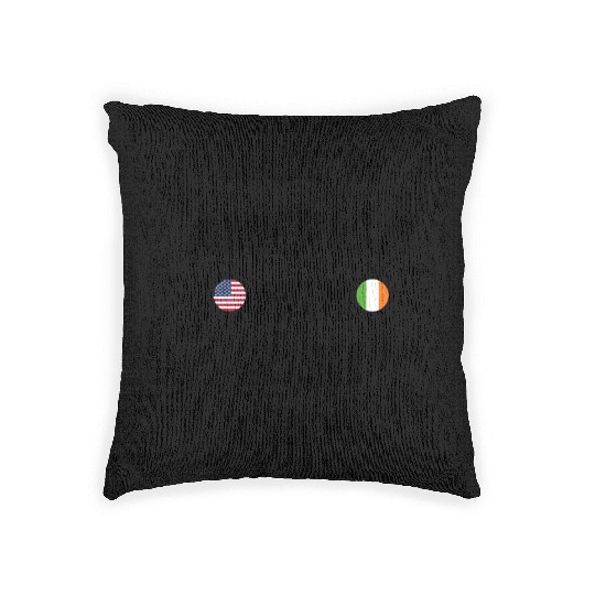 MADE IN AMERICA WITH IRISH PARTS Woven Pillows