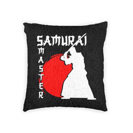 Japan Katana Martial Arts Honor Woven Pillows