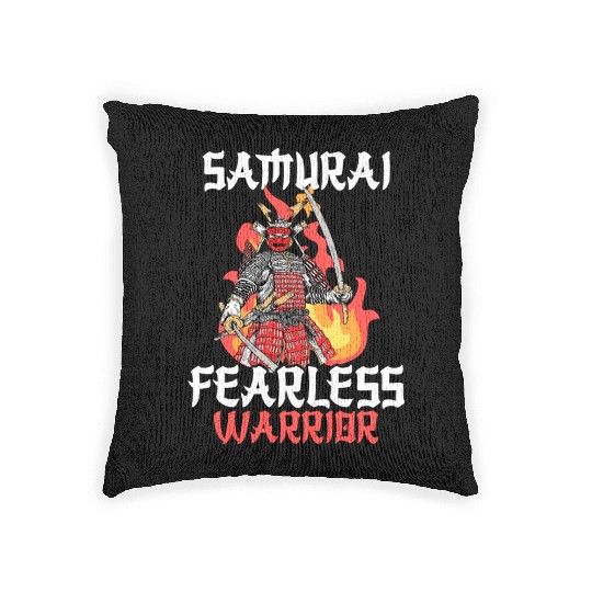 Samurai Katana Honor Woven Pillows