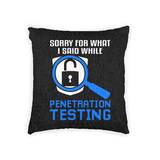 Cyber Security Penetration Testing Woven Pillows