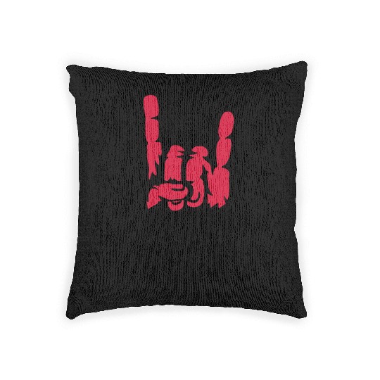 Cool logo heavy metal Woven Pillows