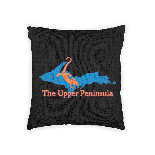 Upper Peninsula Newt Woven Pillows