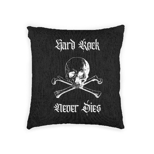 Hard Rock Never Dies Woven Pillows