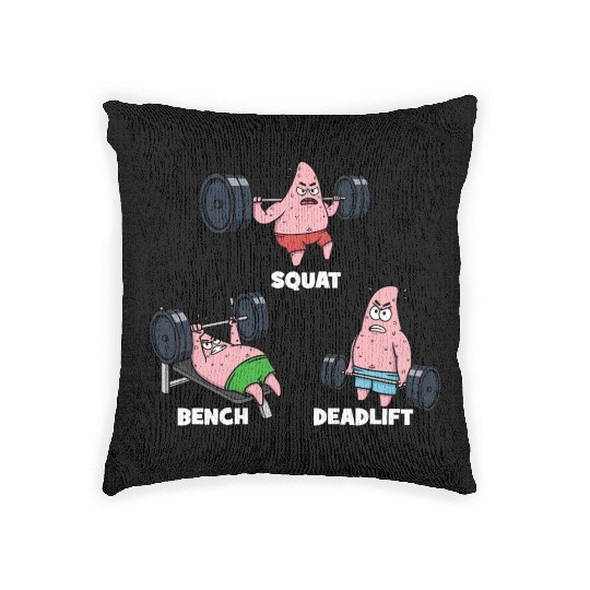 Majin Buu vs Patrick - Funny Anime Gym Woven Pillows