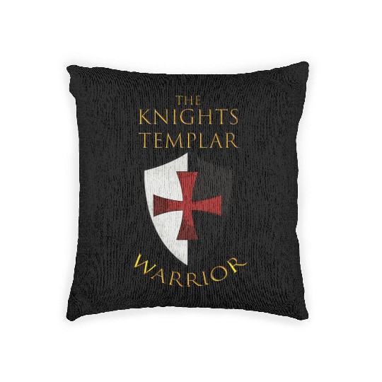 Knights Templar Christian Religious Warrior Oath Woven Pillows