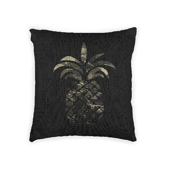 Distressed Camo Camouflage Eapple Lover Birthday Woven Pillows