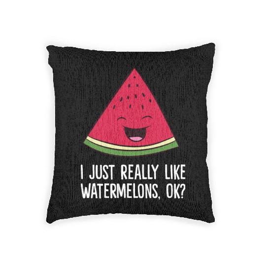 Watermelon - I just really like watermelons, ok? Woven Pillows