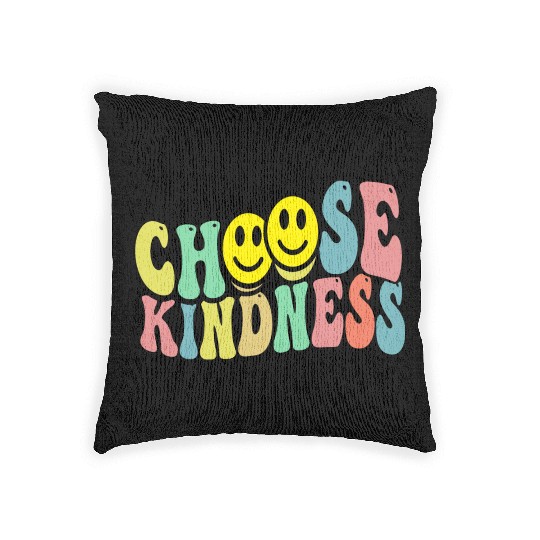 Choose Kindness - Rainbow Love Tolerance Gay LGBT Woven Pillows