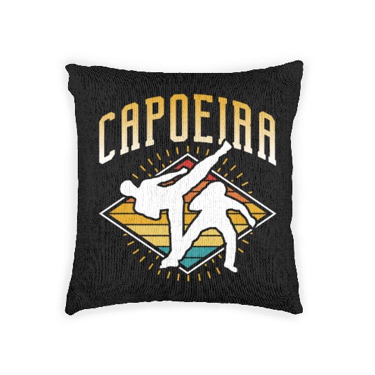Capoeira Hobby Training Brazilian Martial Arts Woven Pillows