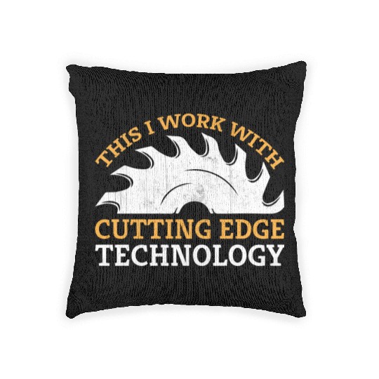 Chainsaw Carving Woodworking Carpenter Woven Pillows